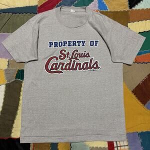 Vintage 1988 St. Louis Cardinals Grey MLB Shirt Medium / Large